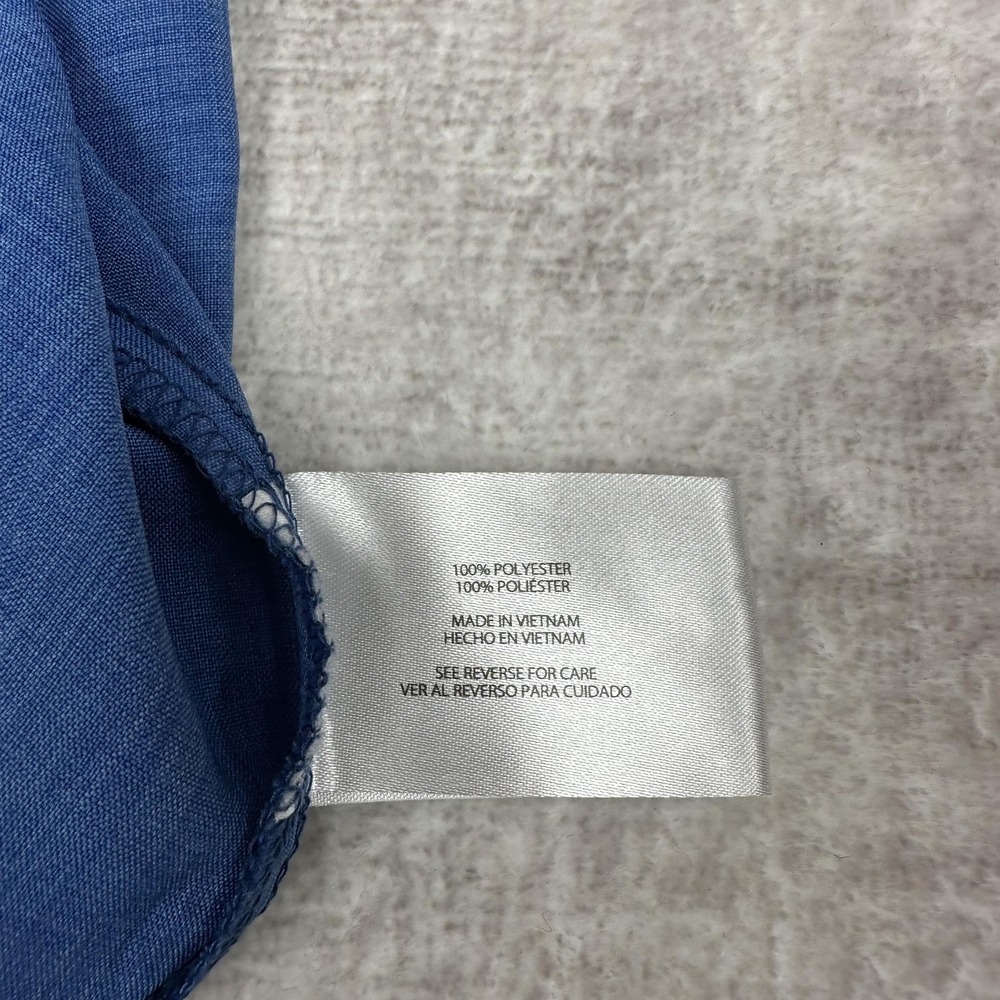 Orvis Shirt Mens 2XL Blue Classic Collection Short Sleeve Button Front Mesh - Picture 5 of 7
